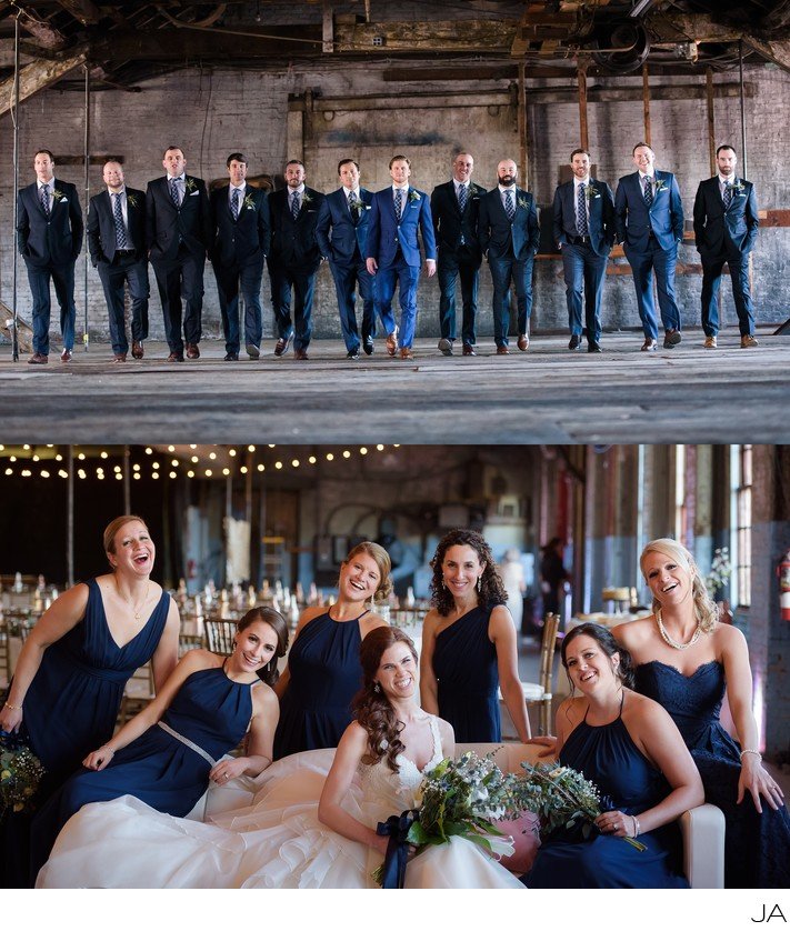 Photographing big wedding parties Photographing big wedding parties