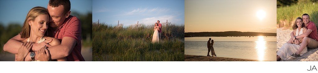 Ferry Beach Engagement Photography