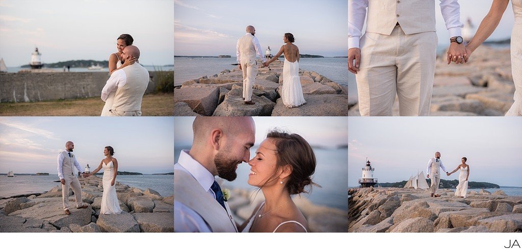 Spring Point Lighthouse Wedding and Elopement