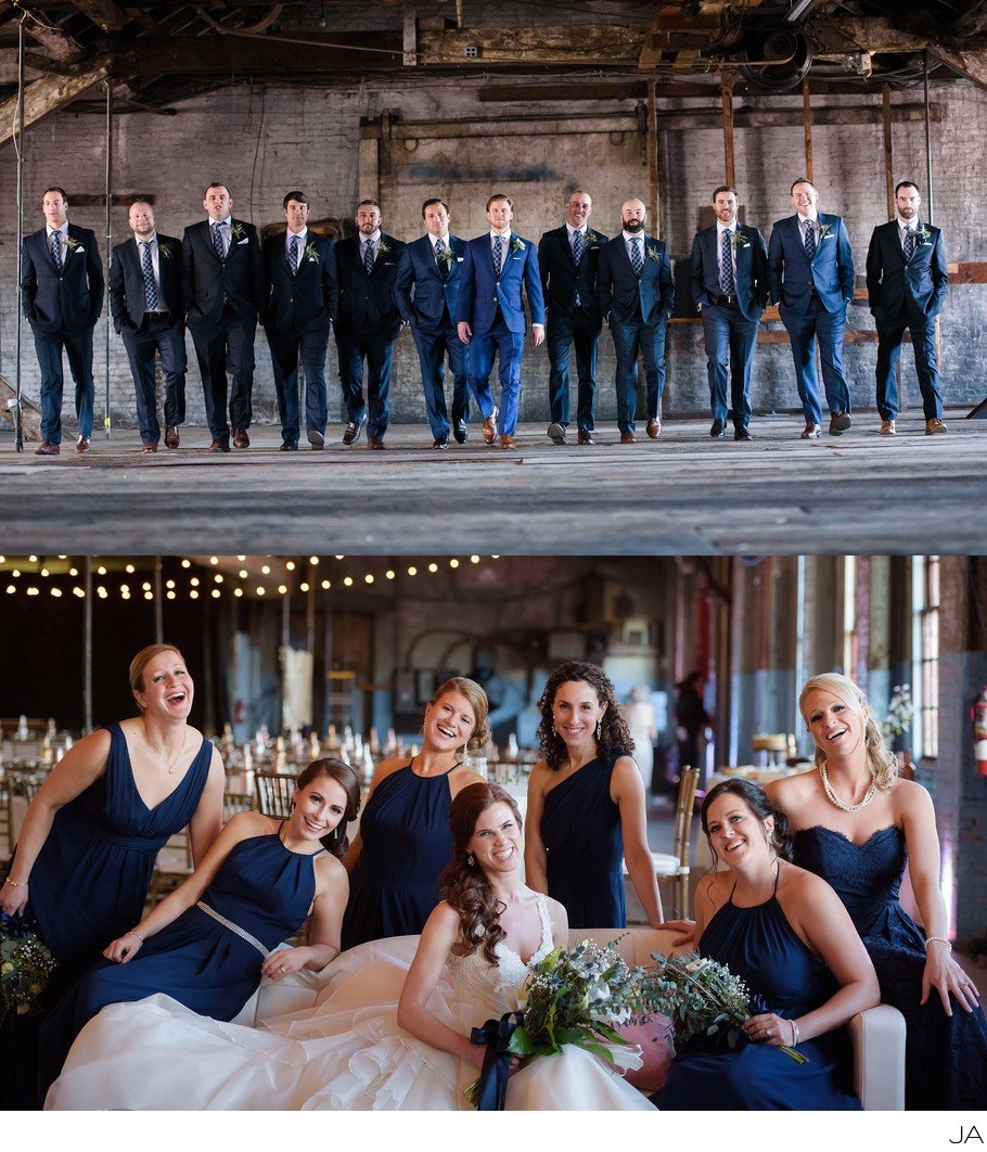 Photographing big wedding parties 