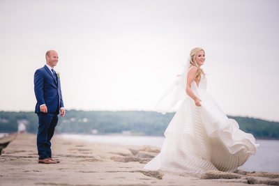 Samoset wedding on the breakwater