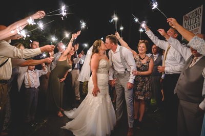 Maine Sparkler Send Off in Acadia National Park