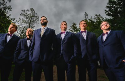 Don't worry ladies the groomsmen have arrived